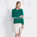 Hot sale popular cashmere pullover woman cable knit